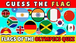 Guess the Flag Quiz - Olympics Edition! Guess the Country Flag #guessthecountry #guesstheflag #quiz