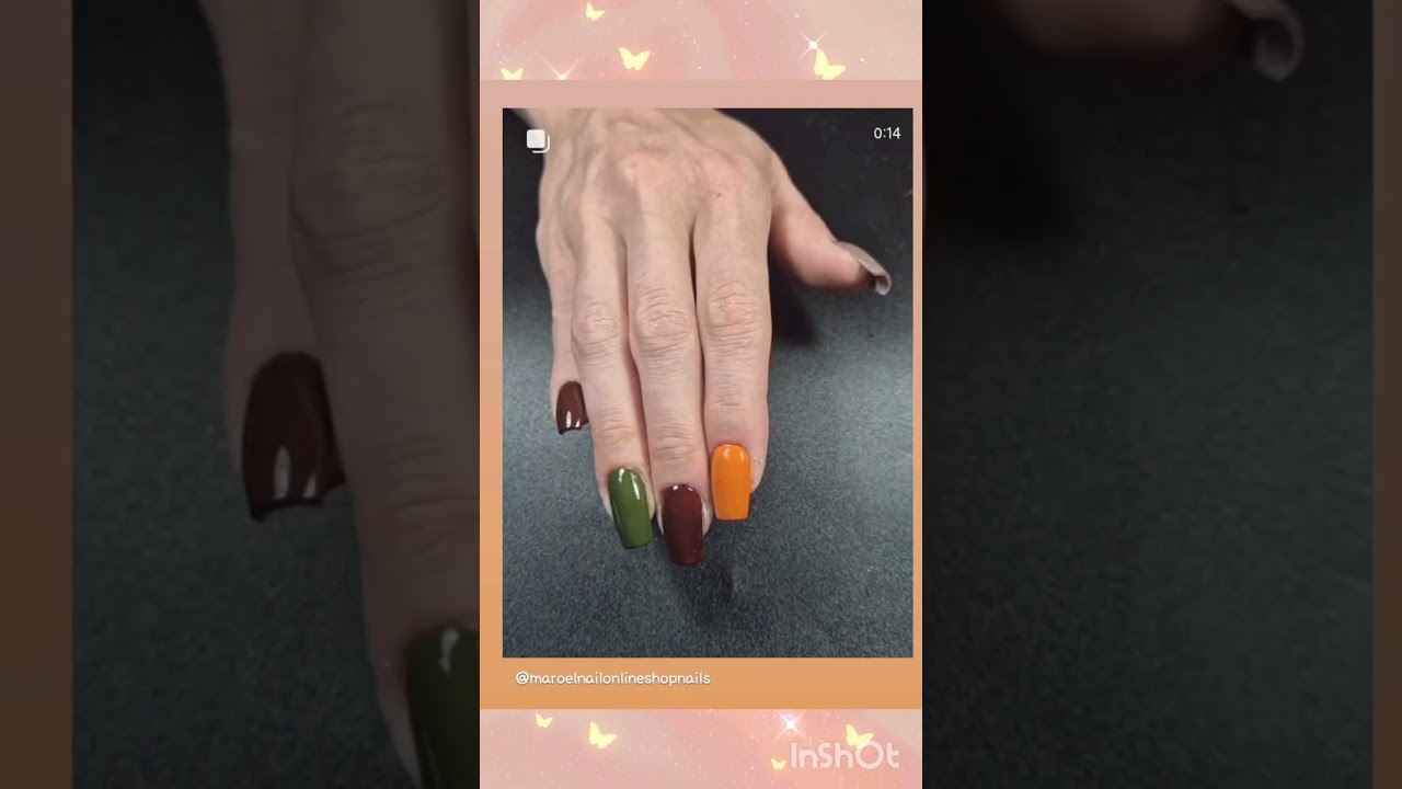 MaRoel Nailline...Autumn Box.. Stamping Design...by MaRoel.. 