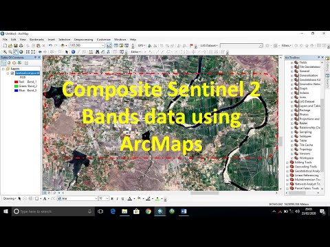 Composite Sentinel 2 bands Data using ArcGIS R10 m