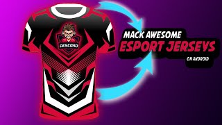 HOW TO MAKE ESPORT JERSEYS ON ANDROID PART-1| BUILDING STRUCTURE| DYNAMO, MORTALJERSEY JERSEY DESIGN