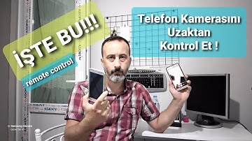Başka telefonun kamerasına bağlanma, ses ve görüntü kaydı alma |Connecting to another phone