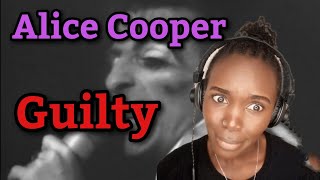 African Girl First Time Hearing Alice Cooper - Guilty (REACTION)