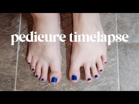 pedicure timelapse