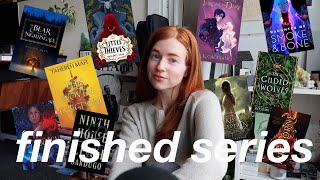 10+ finished series to read this winter + fantasy books that i want to read (winter tbr)