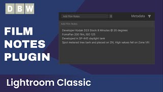 Add Film Notes To Scanned Images With This Lightroom Classic Film Notes Plugin screenshot 1