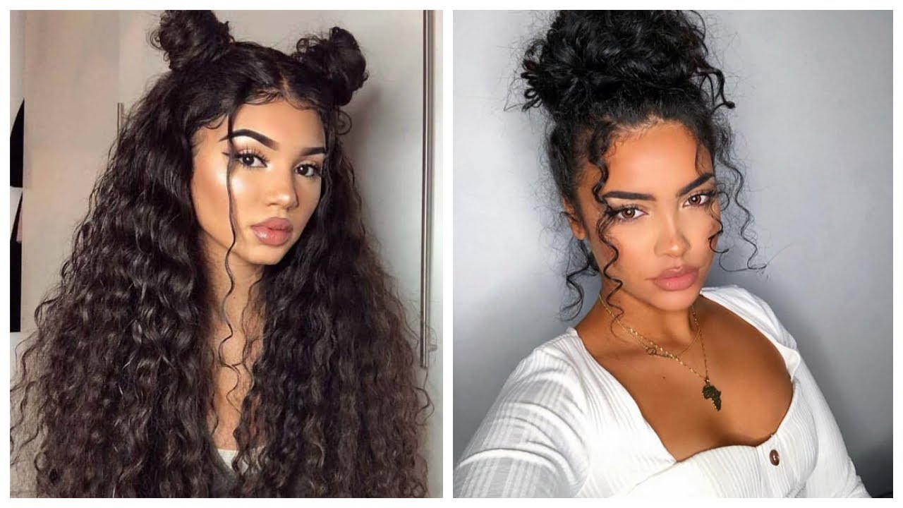 youthful and fast hairstyles for curly hair fashion girls  YouTube