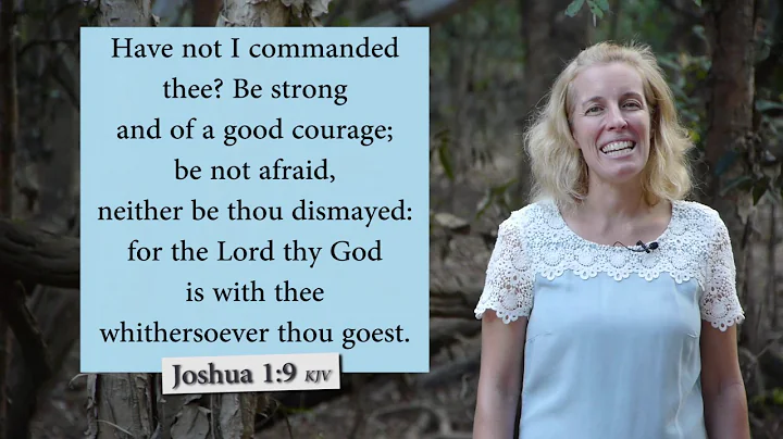 How to sing Joshua 1:9 KJV -  Be strong and of a good courage - Musical Memory Verses