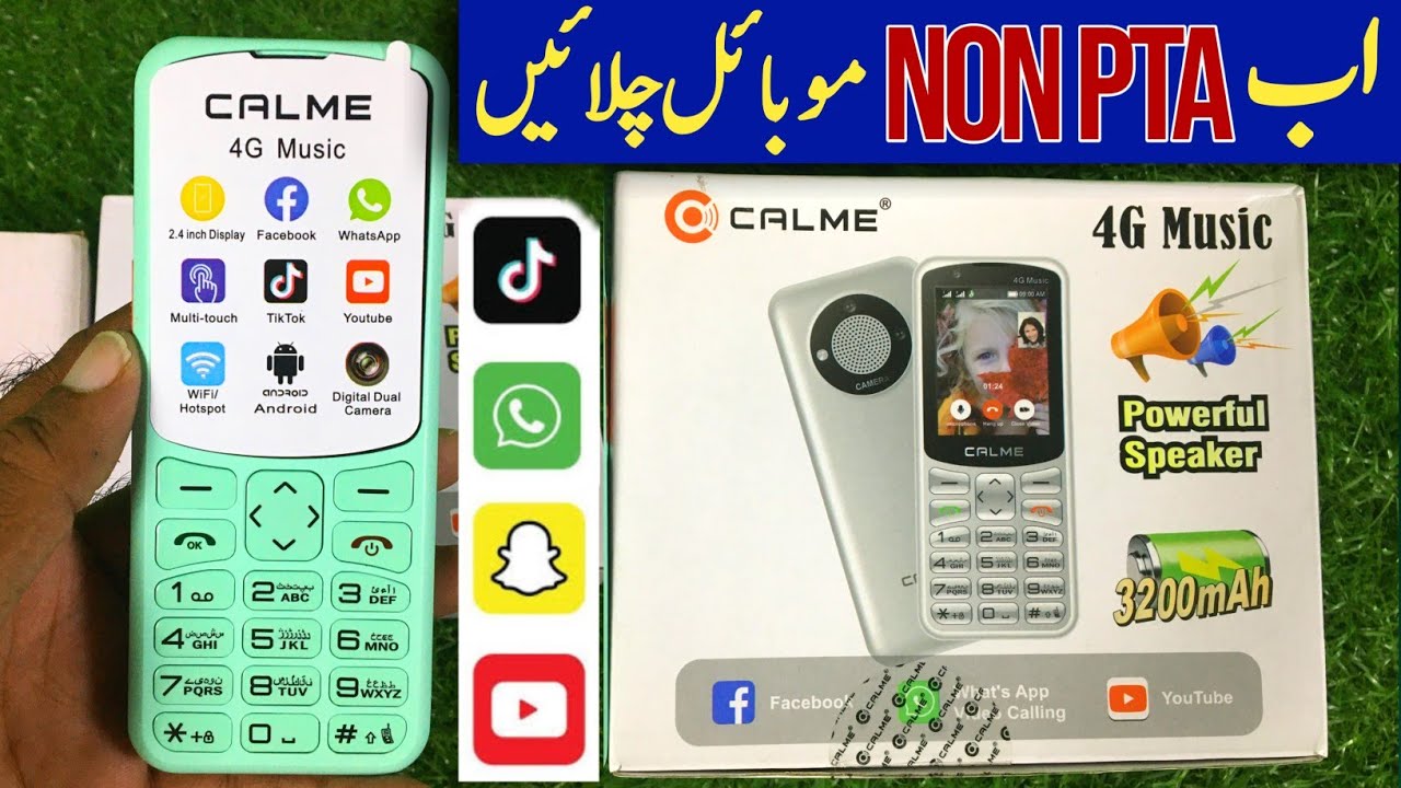 Best Hotspot 4G Keypad Mobiles Unboxing | Non PTA Mobile  Calme 4g Music Touch 