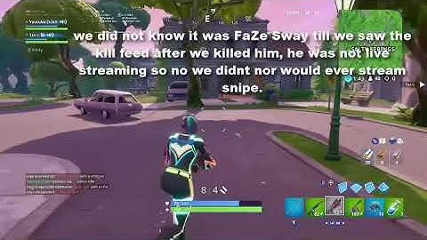 WE PICKAXED FAZE SWAY!