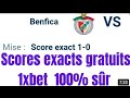 Incroyable site pour valider des scores exact sur à 100%