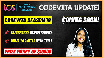 TCS Codevita Season 10 update! (IMPORTANT) |2022 Registration Date,new details | Don’t miss out!