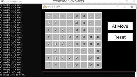 CS50 AI week 1 Minesweeper