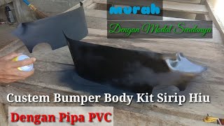 Custem Bumper Body Kit Sirip Hiu Dengan Pipa PVC