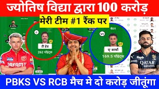 RCB vs PKBS Joytish Pandit| RCB VS PKBS Dream11 Prediction  | pkbs vs rcb dream11 team @AnuragDiewdi