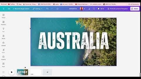 How to Make a Travel Intro with Match & Move Animation in Canva