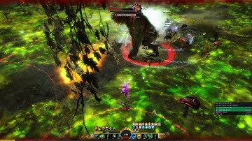 Gw2 - Slothasor  4man  - Scourge Main Bounce PoV [5:55min - 1:05min Left]