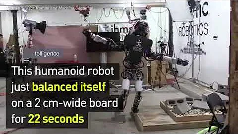 A Humanoid robot balance itself on 2cm panel | Bostan Dynamic