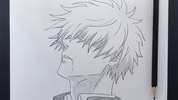 How To Draw Gojo Satoru From Jujutsu Kaisen || Easy Pencil Sketch || Anime Drawing