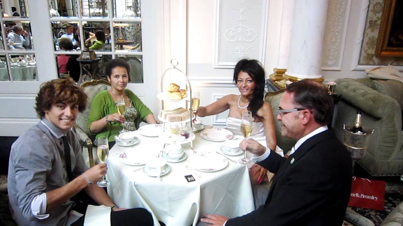 Afternoon Tea In Thames Foyer Savoy Hotel London Youtube