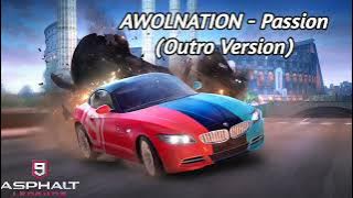 Asphalt 9 OST - AWOLNATION - Passion (Outro Version) (Nintendo Switch Exclusive)