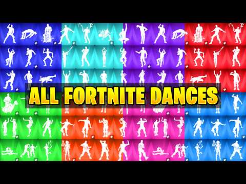 ALL DANCES IN FORTNITE BATTLE ROYALE