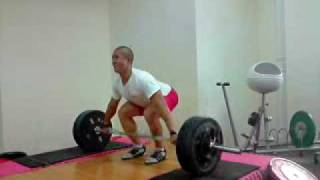 150kg snatch pull x 3