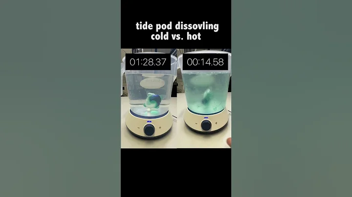 Tide Pod Dissolving In Hot vs. Cold Water - Laundry Experiment - DayDayNews