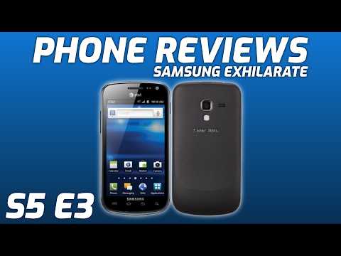 Phone Reviews: Samsung Exhilarate