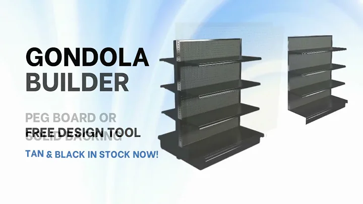 Metal Gondola Shelving at Barr Display