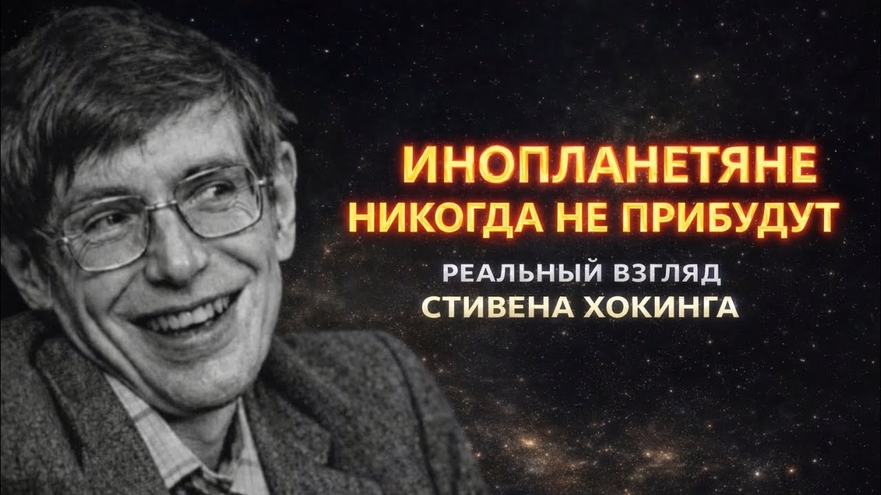 Инопланетяне НИКОГДА не прибудут — проверка реальности от Стивена Хокинга