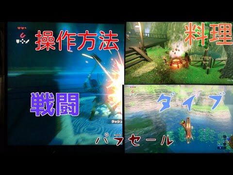 ゼルダの伝説 ブレスオブザワイルド 操作方法 Hirock Youtube