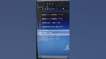 Generar números aleatorios enteros y decimales RStudio | Funciones sample() y runif() | Lenguaje R