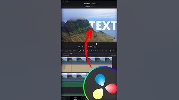 How To ADD TEXT Behind Moving OBJECTS In DaVinci Resolve