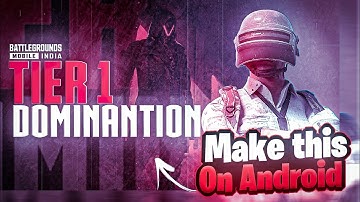 How to make amazing montage thumbnail on Android | Pscc BGMI thumbnail tutorial | PUBG thumbnail