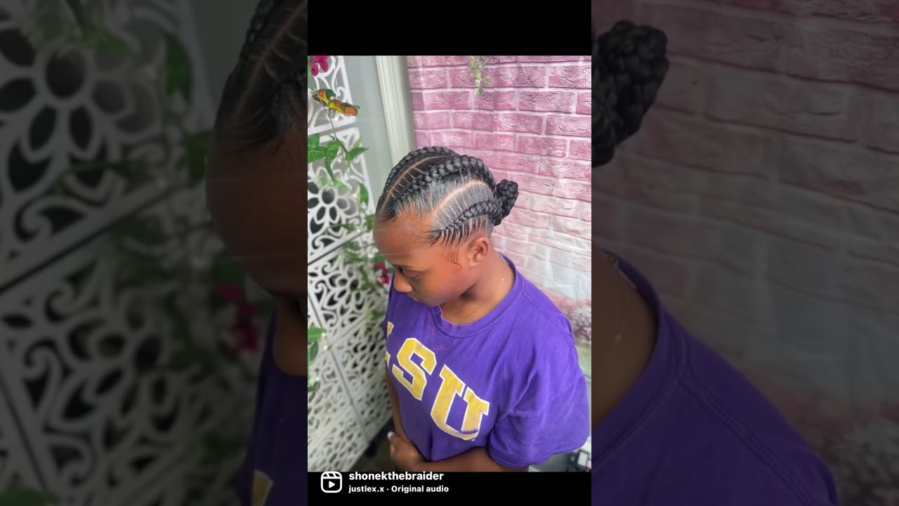 4 stitch braids. florida stitchbraids jacksonville duvalhair YouTube