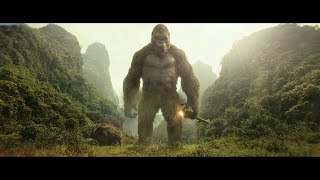Kong Saves Giant Buffalo Scene   Kong Skull Island 2017 Movie Clip HD