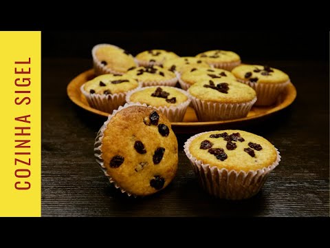 Vídeo: Muffins Com Frutas Cristalizadas. Receita Passo A Passo Com Foto