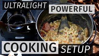My ultralight & powerful cooking set with Toaks Siphon + Bushbox UL / One Pot Meal / Outdoor cooking