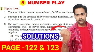 Number Play Class 8 | Page 122 & 123 Solutions | Class 8 Maths Ganita Prakash Chapter 5 | Figure it