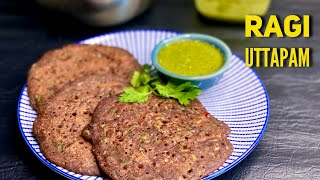 Ragi Uttapam Recipe | Ragi Pancake Recipe Indian Style | Meghna’s Food Magic Recipes