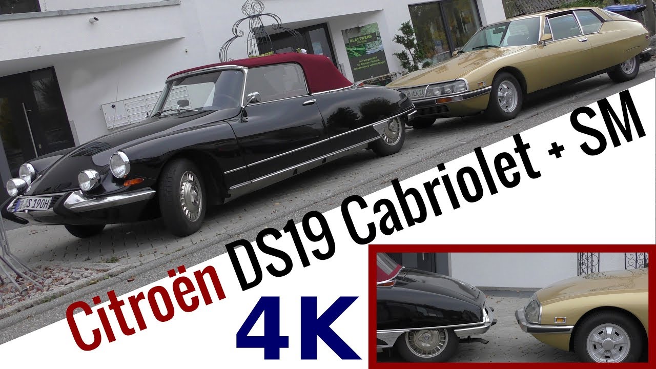 Wow Citroen Ds 19 Cabriolet Citroen Sm Die 2 Schonsten Citroen Klassiker In Waldenbuch 4k Youtube