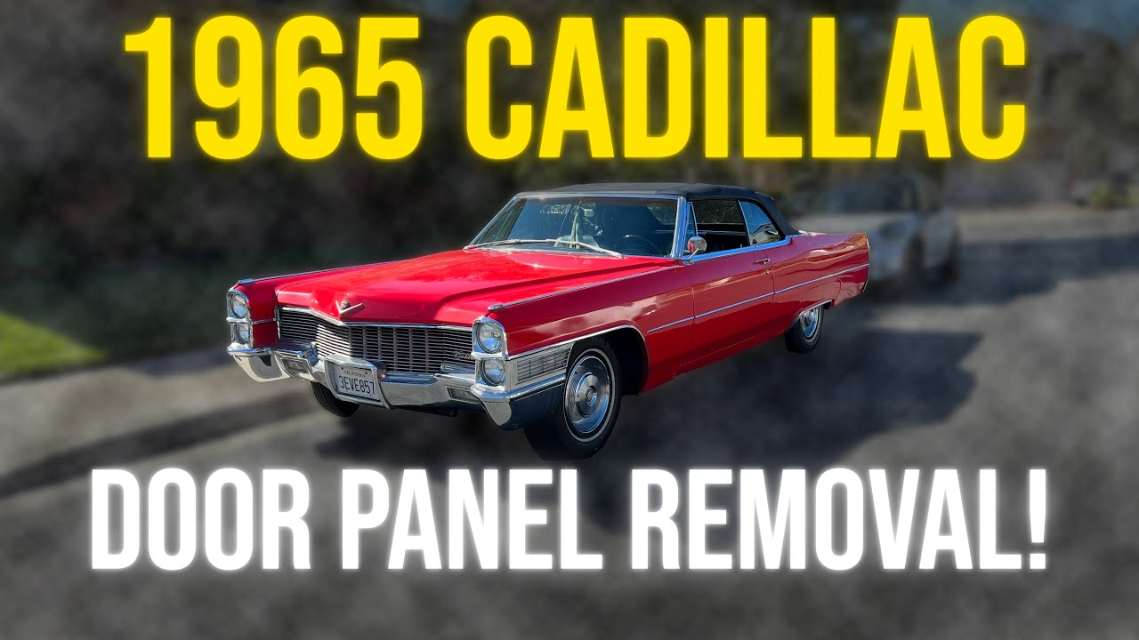 1965 Cadillac Door Panel Removal! (Do It Yourself!) cars diy YouTube