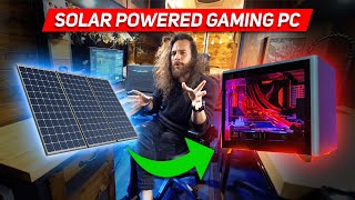 How Long Can I Power My GAMING PC off Solar Power | Vanlife Gaming screenshot 3