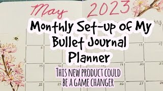 Setting Up My Bullet Journal/Planner for May.