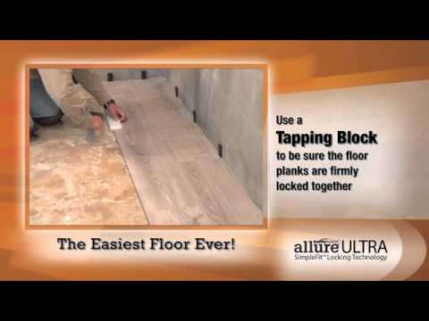 Learn How To Install Allure Ultra Simplefit Flooring Official