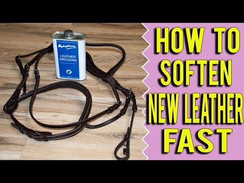 How To Turn Stiff Leather Tack Into Buttery Soft Leather