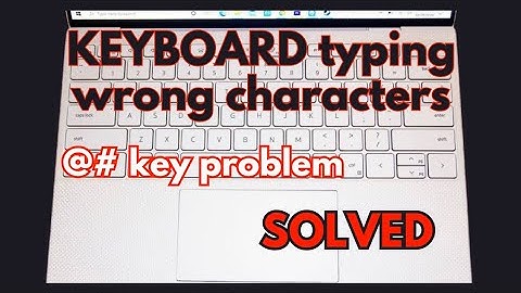 Fix Keyboard Symbol/Special Characters (@,#) Not Working