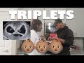 ITS TRIPLETS!!! | TELLING MY HUSBAND I AM PREGNANT WITH TRIPLETS AFTER TWINS! there’s only one baby