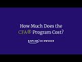 How Much Does the CFA® Program Cost?