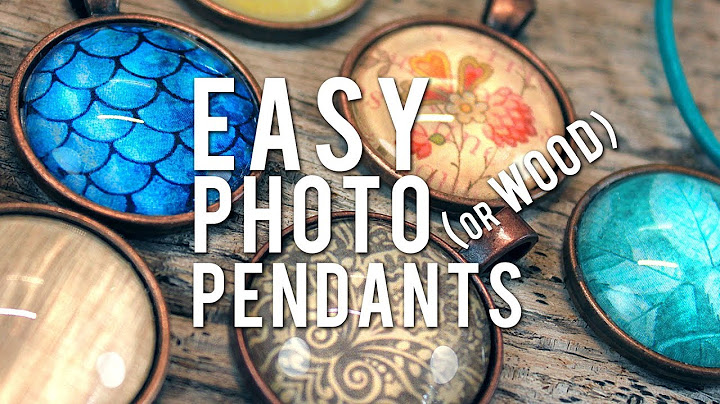 Make Glass Photo Pendants - EASY How-To Cabochon Necklace
